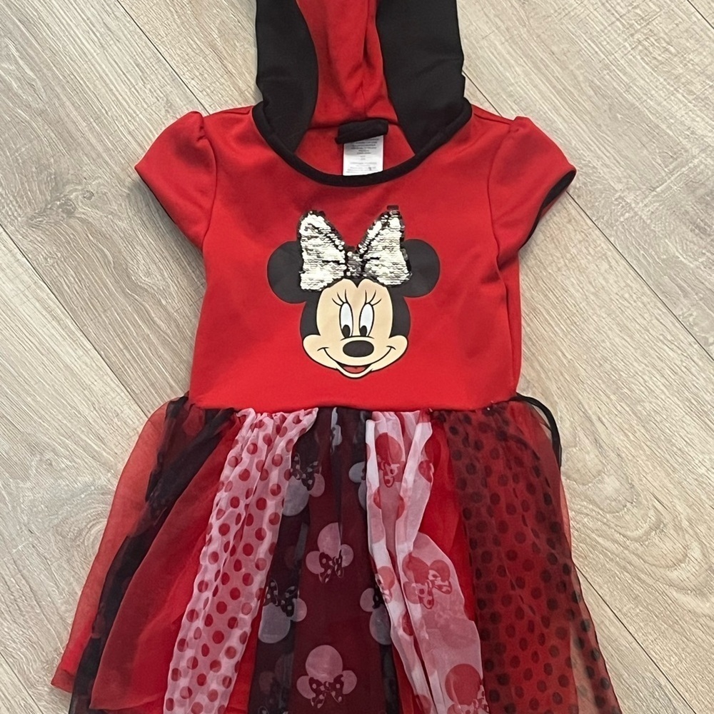 Minnie Mouse Hoodie Dress 4/5